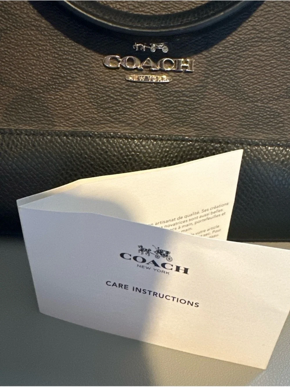 Coach Brown Signature Dome Satchel with Black Trim